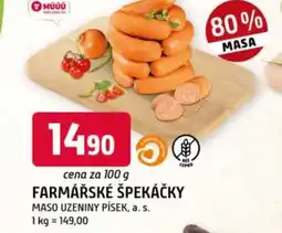 Trefa Farmářské špekáčky nabídka