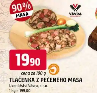 Trefa Tlačenka z pečeného masa nabídka