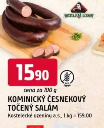 Trefa Kominický česnekový točený salám nabídka