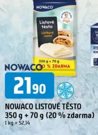 Trefa NOWACO Listové těsto nabídka