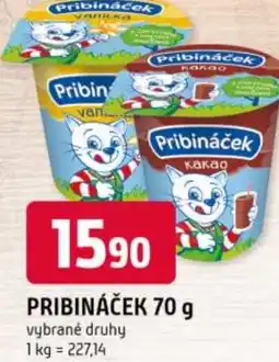 Trefa Pribináček nabídka