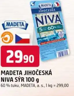 Trefa MADETA Jihočeská niva sýr nabídka