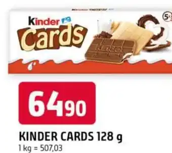 Trefa KINDER Cards nabídka