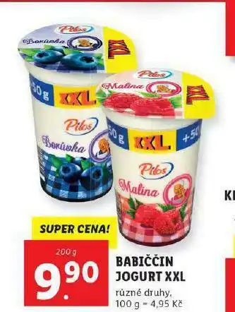 Lidl Babiččiny jogurt xxl nabídka