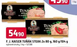 Trefa F. J. KAISER Tuňák steak nabídka