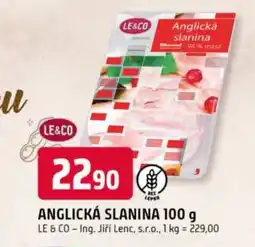 Trefa Anglická slanina nabídka