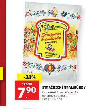 Lidl Strážnické brambůrky nabídka