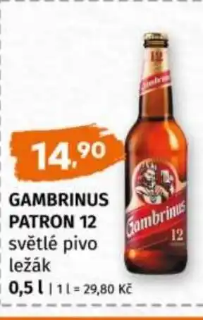 Trefa GAMBRINUS PATRON 12 nabídka