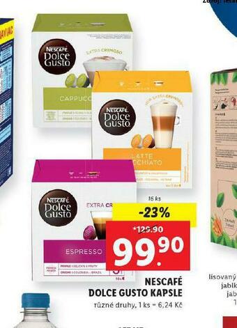 Lidl Nescafé dolce gusto nabídka