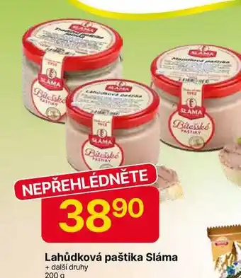 Hruška Lahůdková paštika Sláma + další druhy 200 g nabídka