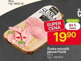 Hruška Prantl šunka nejvyšší jakosti 100 g nabídka