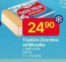 Hruška Tradiční Zmrzlina od Mrazíka 220 ml nabídka