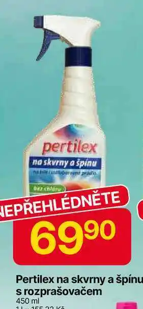 Hruška Pertilex na skvrny a špínu s rozprašovačem 450 ml nabídka