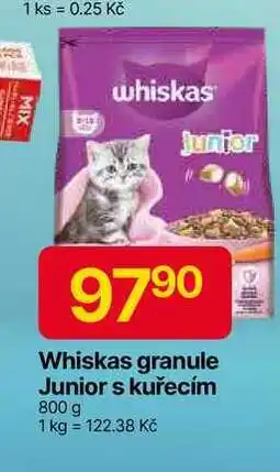 Hruška Whiskas granule 800g, vybrané druhy nabídka