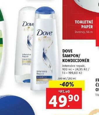 Lidl Dove šampon, kondicioner nabídka