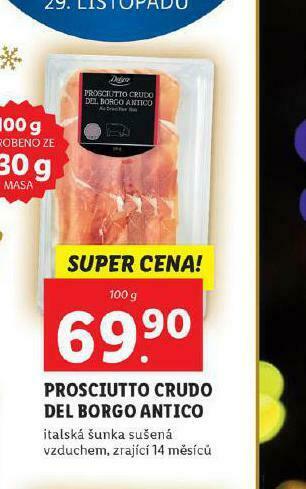 Lidl Prosciutto crudo del borgo antico nabídka