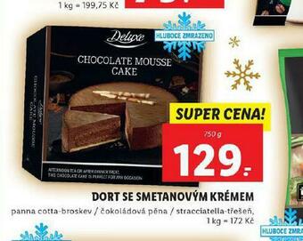Lidl Dort se smetanovým krémem nabídka