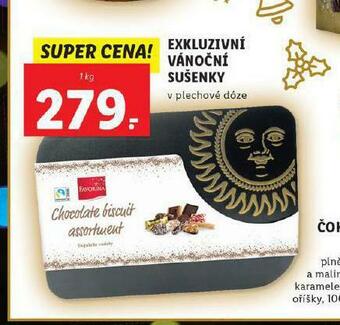 Lidl Exkluzivní vánoční sušenky nabídka