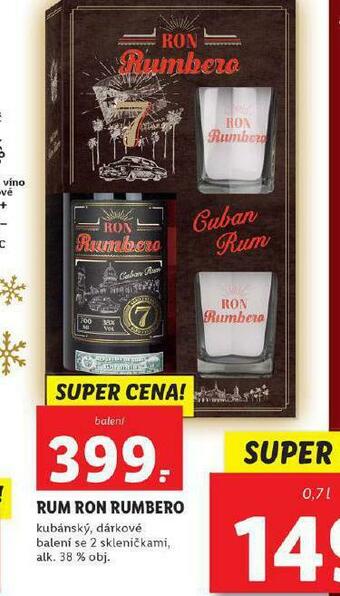 Lidl Rum ron rumbero nabídka