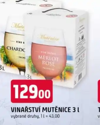 Trefa VINAŘSTVÍ MUTĚNICE nabídka