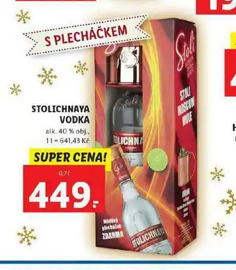 Lidl Stolichnaya vodka nabídka