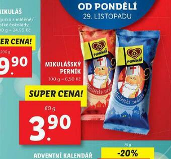 Lidl Mikulášský perník nabídka