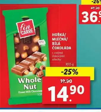 Hořká / mléčná / bílá čokoláda