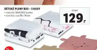 Lidl Dětské pleny bio nabídka