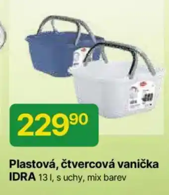 Hruška Plastová, čtvercová vanička IDRA nabídka