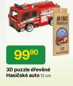 Hruška 3D puzzle dřevěné Hasičské auto nabídka