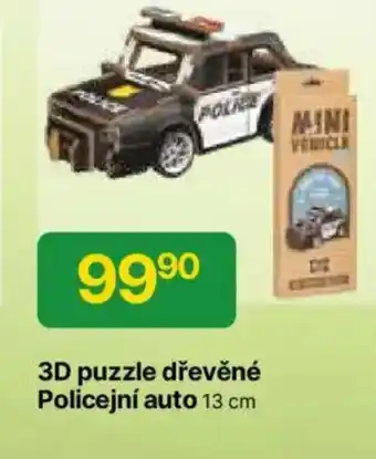 Hruška 3D puzzle dřevěné Policejní auto nabídka