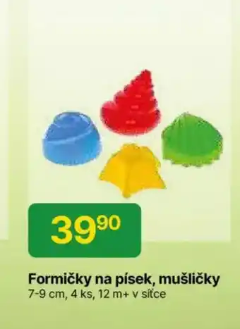 Hruška Formičky na písek, mušličky nabídka