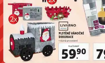 Plstěné vánoční dekorace