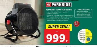 Lidl Keramický topný ventilátor nabídka