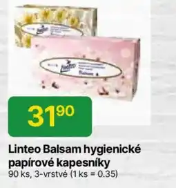 Hruška Linteo Balsam hygienické papírové kapesníky nabídka