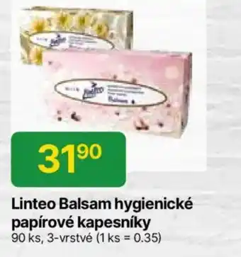 Hruška Linteo Balsam hygienické papírové kapesníky nabídka