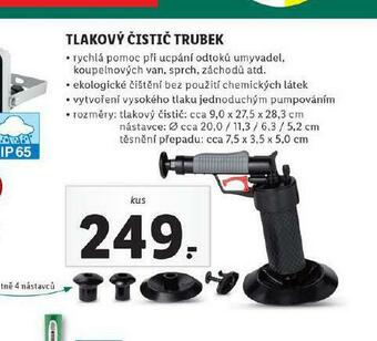 Lidl Tlakový čistič trubek nabídka
