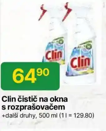 Hruška Clin čistič na okna s rozprašovačem nabídka