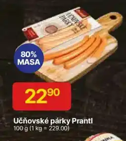 Hruška Učňovské párky Prantl nabídka