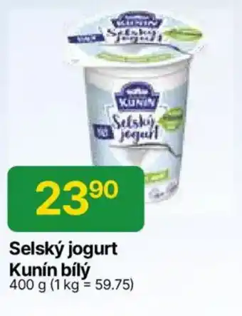 Hruška Selský jogurt Kunín bílý nabídka