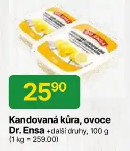 Hruška Kandovaná kůra, ovoce Dr. Ensa nabídka