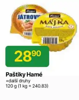 Hruška Paštiky Hamé nabídka