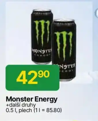 Hruška MONSTER Energy nabídka