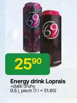 Hruška Energy drink Loprais nabídka