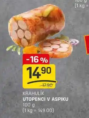 Flop UTOPENCI V ASPIKU 100 g nabídka