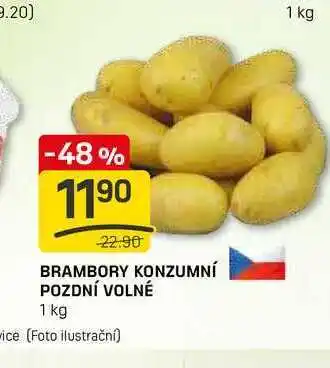 Flop BRAMBORY KONZUMNÍ POZDNÍ VOLNÉ 1 kg nabídka