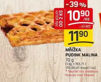 Flop MŘÍŽKA PUDINK MALINA 70 g nabídka