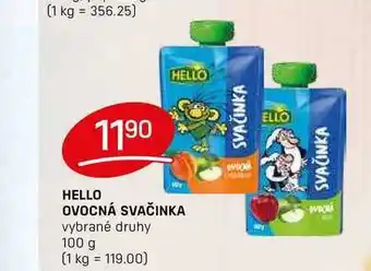 Flop HELLO OVOCNÁ SVAČINKA vybrané druhy 100 g nabídka