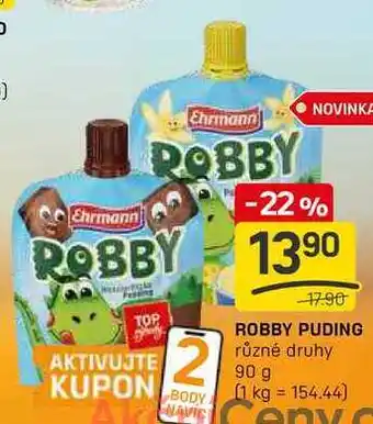 Flop ROBBY PUDING různé druhy 90 g nabídka