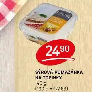 Flop SÝROVÁ POMAZÁNKA NA TOPINKY 140 g nabídka